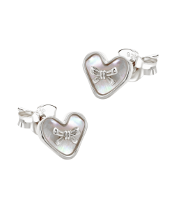 Sweet Bow Silver Stud Earring STS-7168